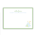 Blue Camp Notecard