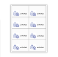 Chinoiserie Pumpkin Buffet Labels / Placecards