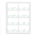 Blue Ladylike Buffet Labels / Placecards