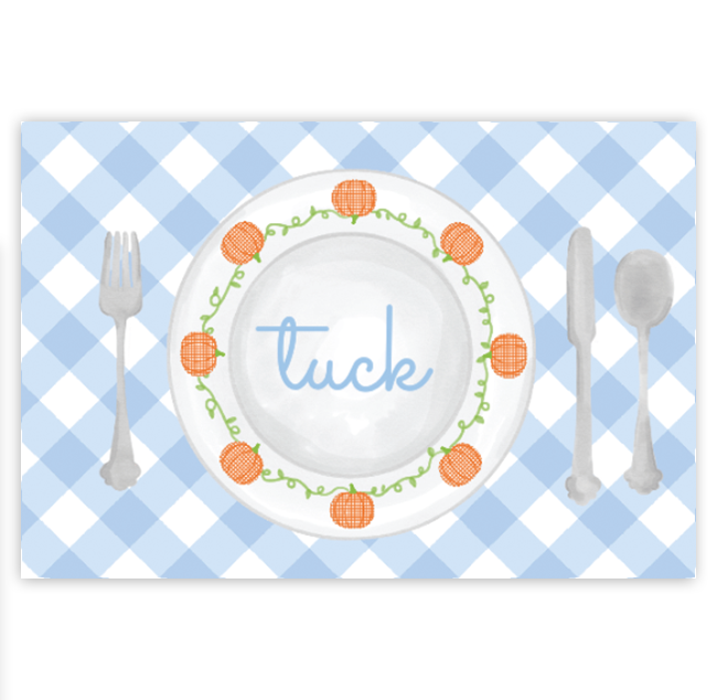 Blue Pumpkin Placemat