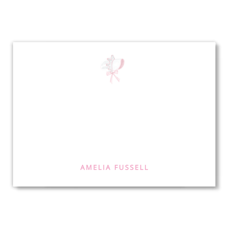 Bonnet Flat Notecard