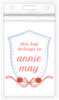 Bow Crest School Bag Tag