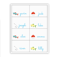 Fish Buffet Labels / Placecards