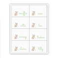 Bunny Buffet Labels / Placecards