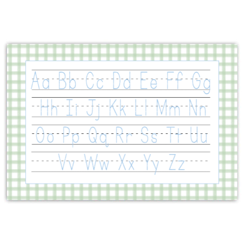 Gingham ABC Placemat