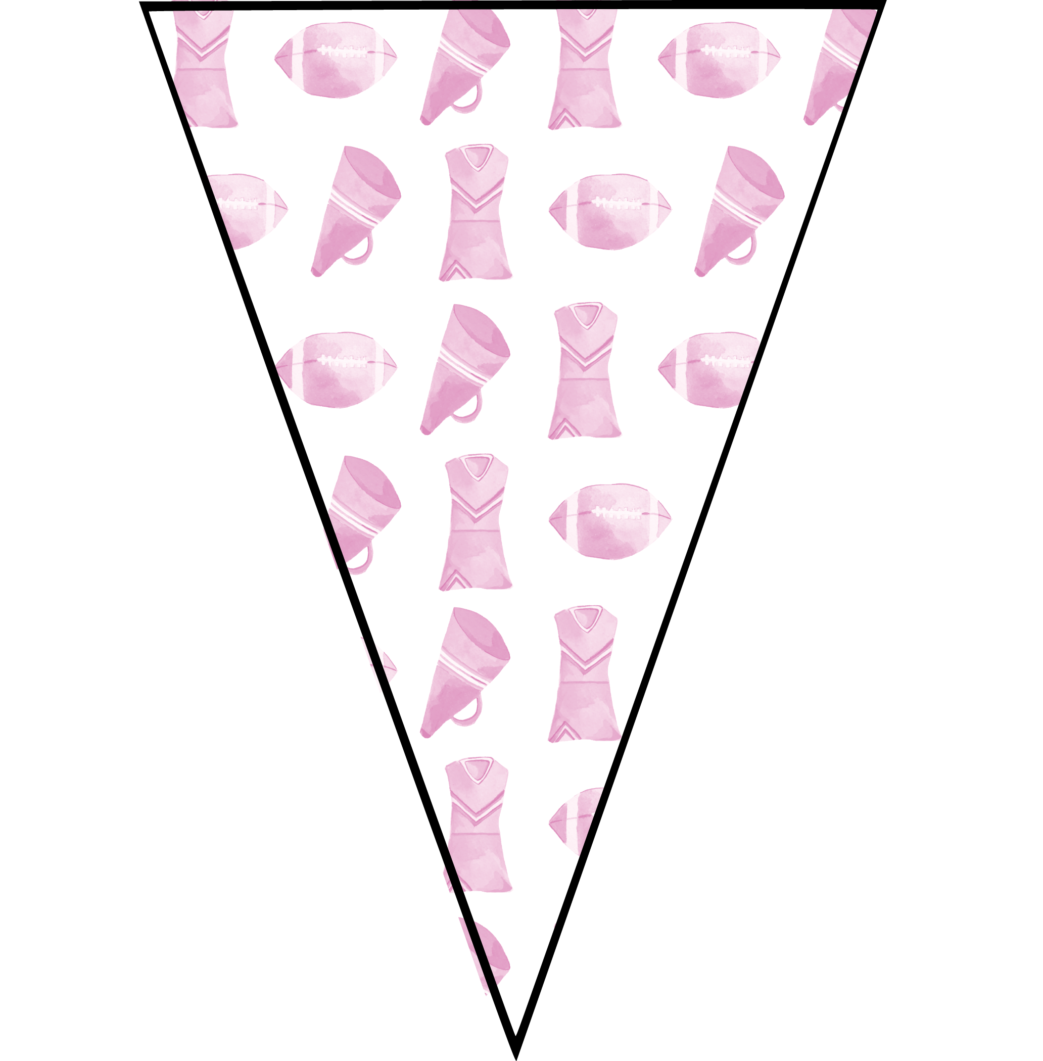 Cheer Pennant Banner