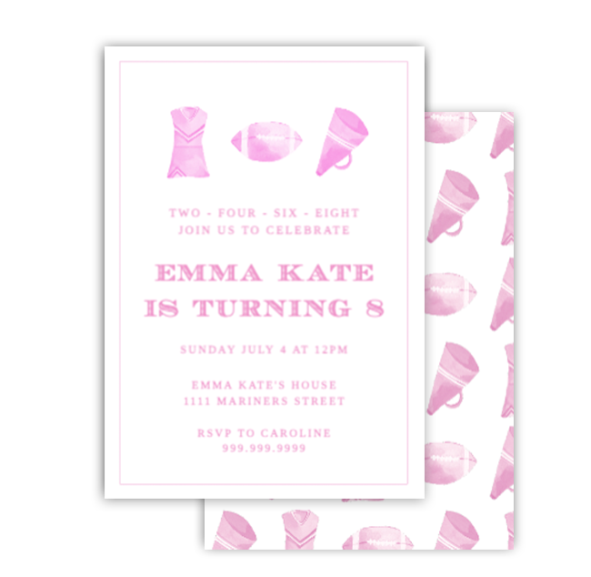 Cheer Invitation