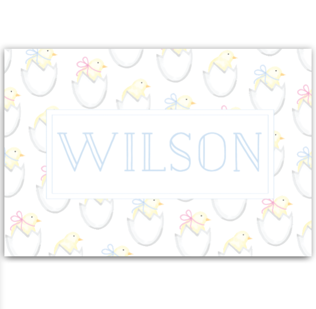 Chicks Placemat