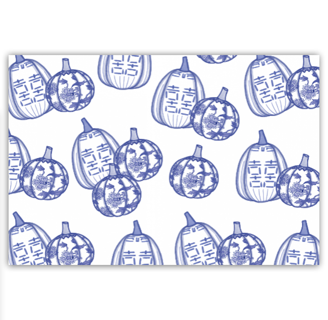 Chinoiserie Pumpkin Placemat