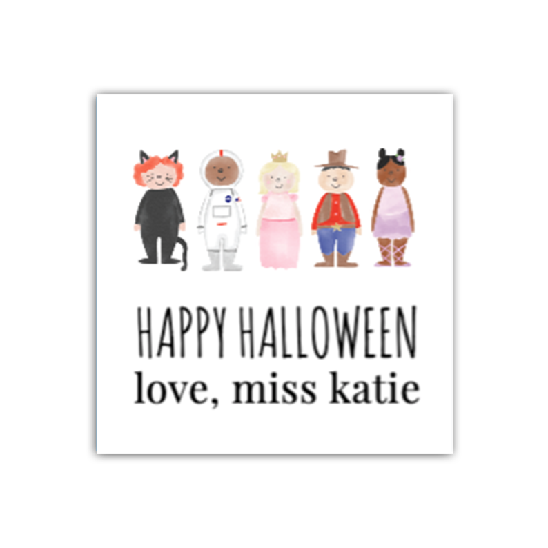 Costume Gift Tags / Stickers