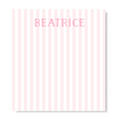 Pink Pastel Stripe Notepad