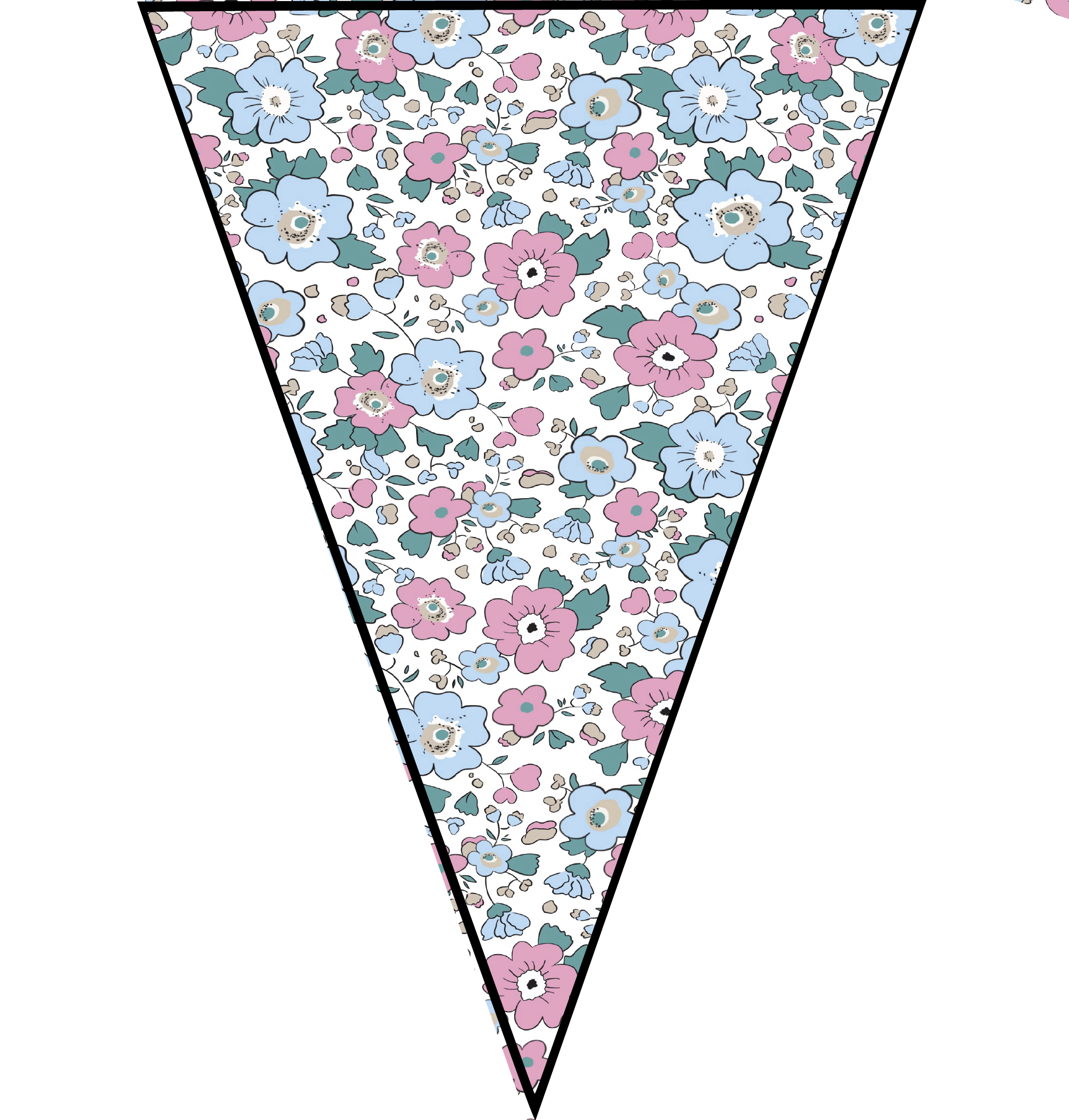 Ditsy Pennant Banner