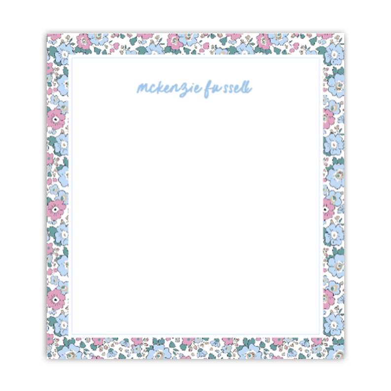 Ditsy Notepad