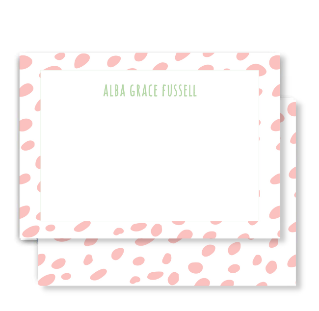 Dot Spot Flat Notecard