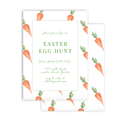 Easter Carrot Invitation