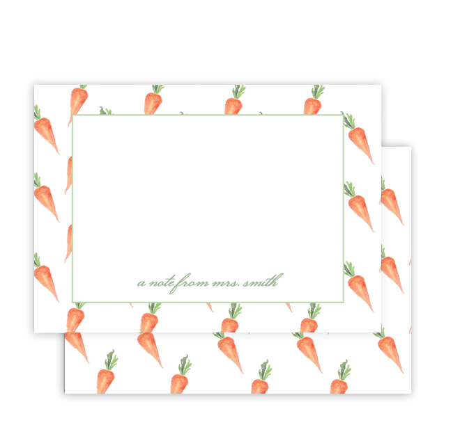 Easter Carrot Notecard