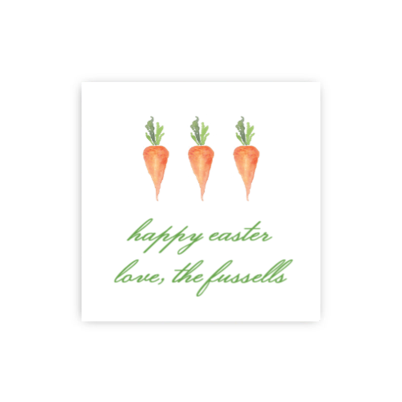 Easter Carrot Gift Tags / Stickers