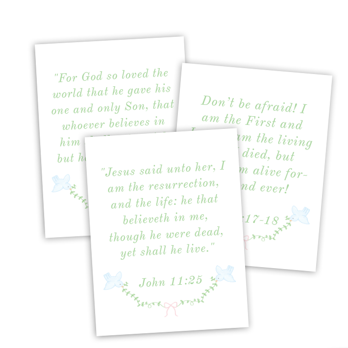 Children's Easter Scripture Cards