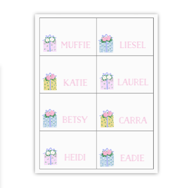 You're A Gift Buffet Labels / Placecards