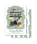 Navy Velvet Christmas Card