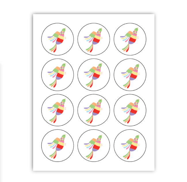 Fiesta Cupcake Toppers