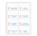 Fireworks Buffet Labels / Placecards