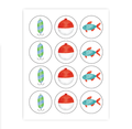 Fishing Cupcake Toppers