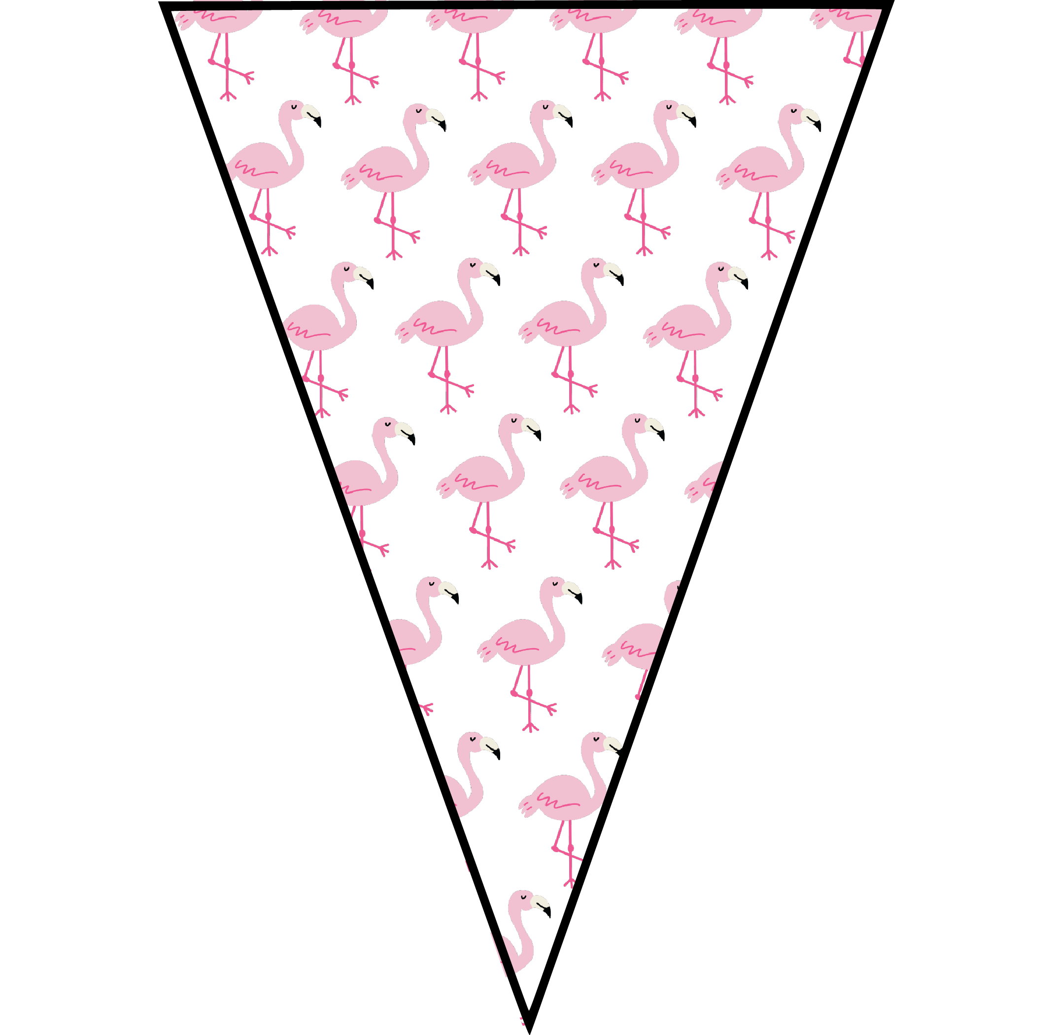 Flamingo Pennant Banner