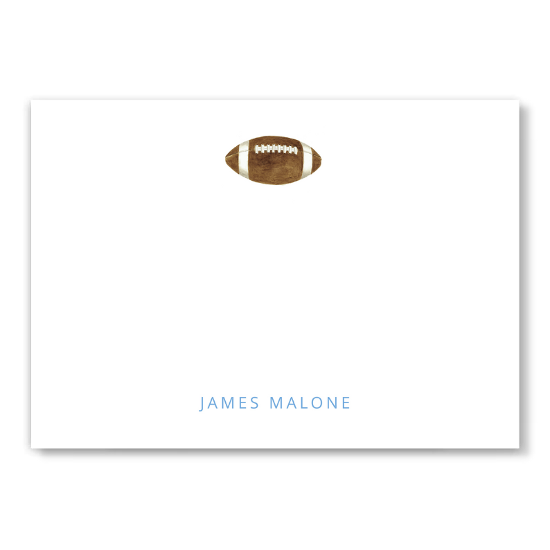 Football Flat Notecard