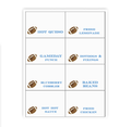 Football Buffet Labels / Placecards