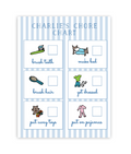 Blue Pastel Chore Chart