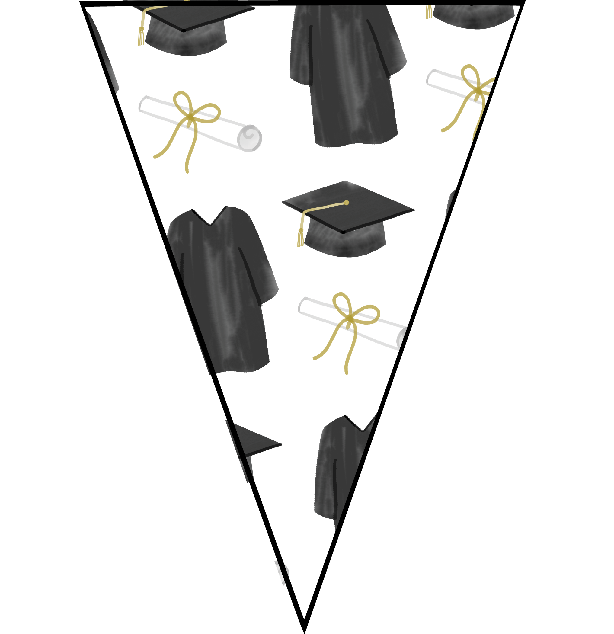 Grad Pennant Banner
