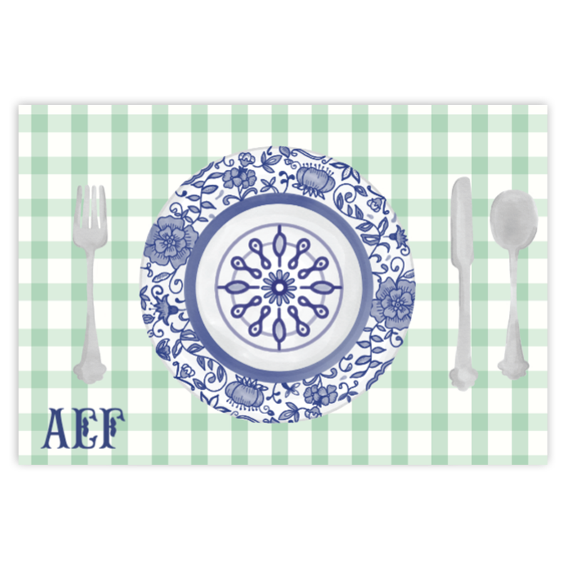 China Gingham Table Placemat