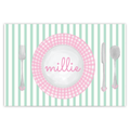 Green Stripe Table Placemat