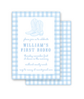 Blue Rodeo Invitation