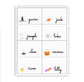 Halloween Party Labels / Placecards