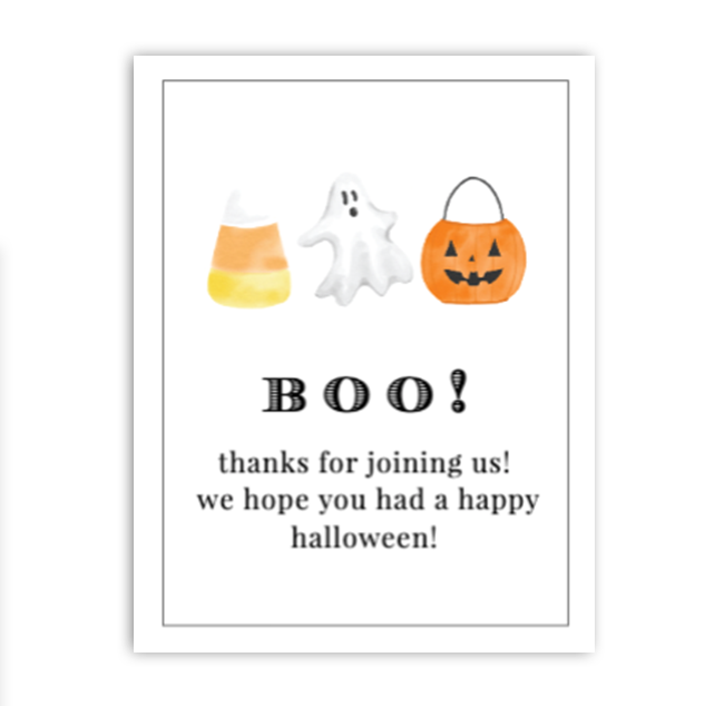 Halloween Party Sign