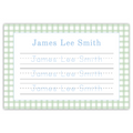 Gingham Name Placemat