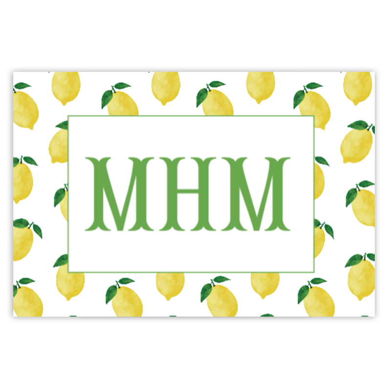 Lemon Placemat