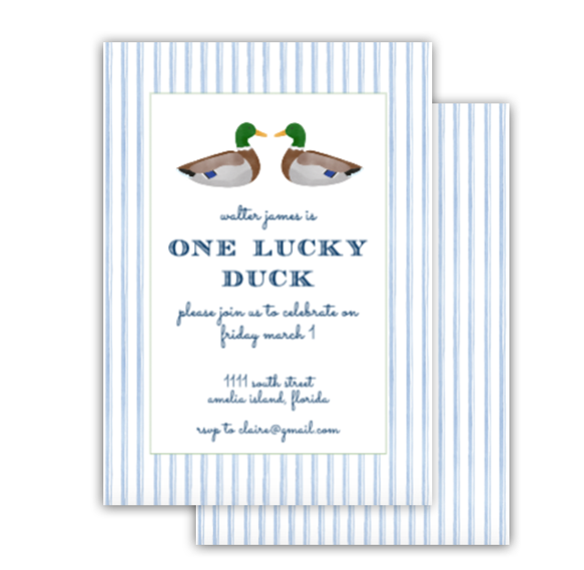 Mallard Invitation