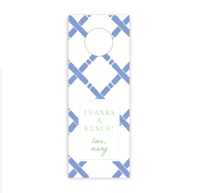 Bamboo Wine Tag