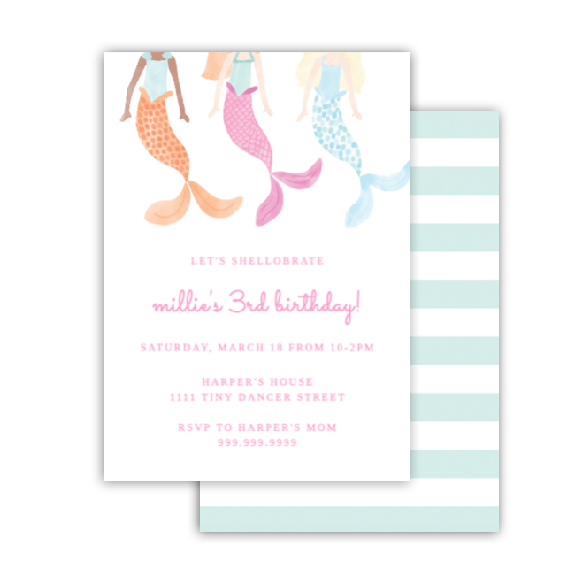 Mermaid Invitation