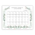 Floral Monthly Planner