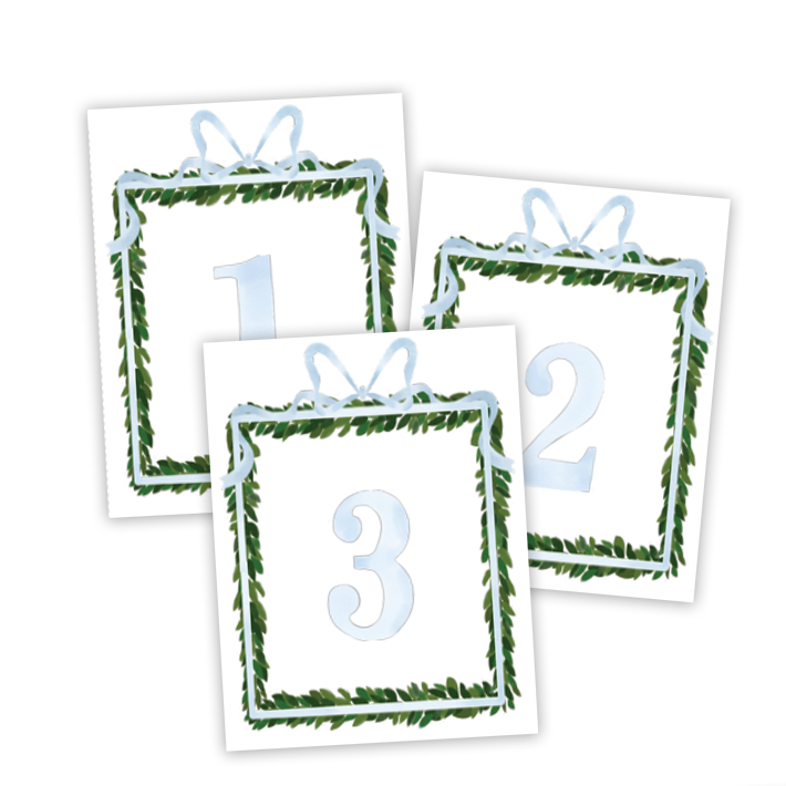 Boxwood Numbers Flashcards