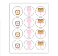 Pancakes & Pajamas Cupcake Toppers