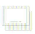 Pastel Stripes Notecard