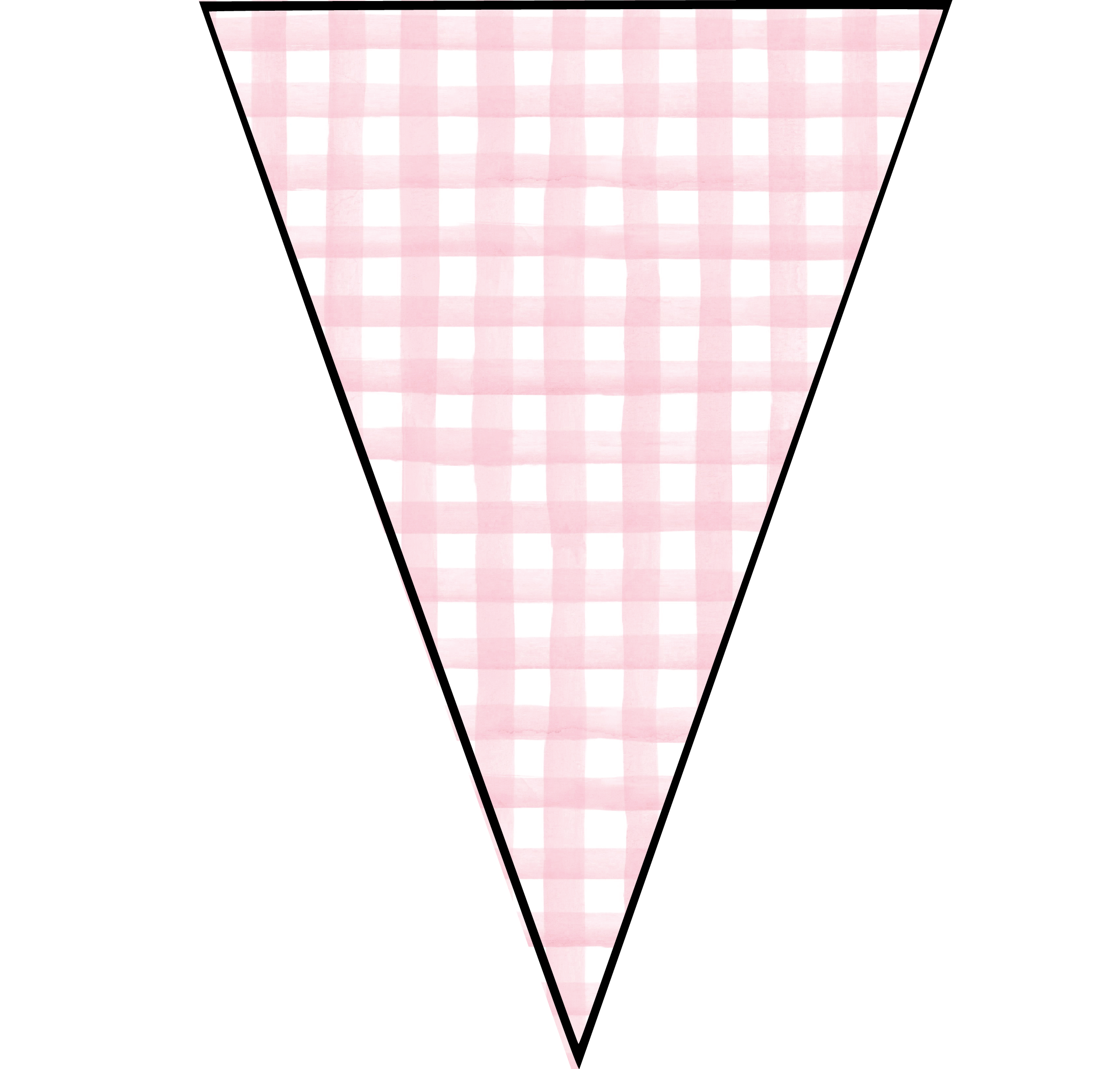 Pink Bounce House Pennant Banner