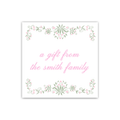 Pink Ladylike Gift Tags / Stickers