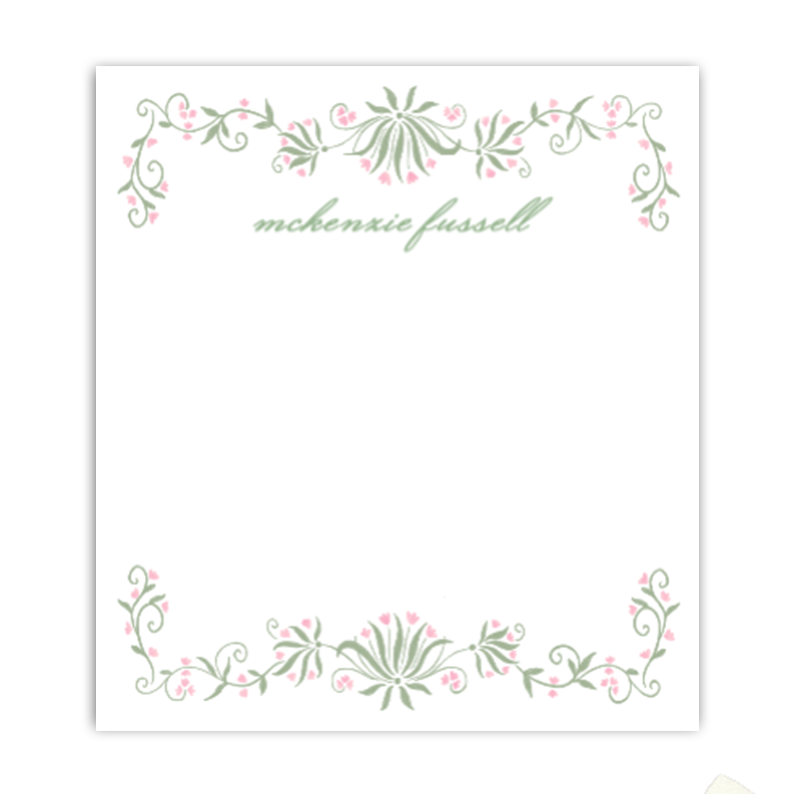 Pink Ladylike Notepad