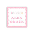 Pink Pencil Tags / Stickers